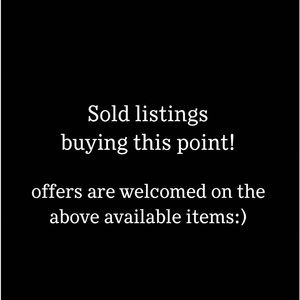 sold items beyond this point